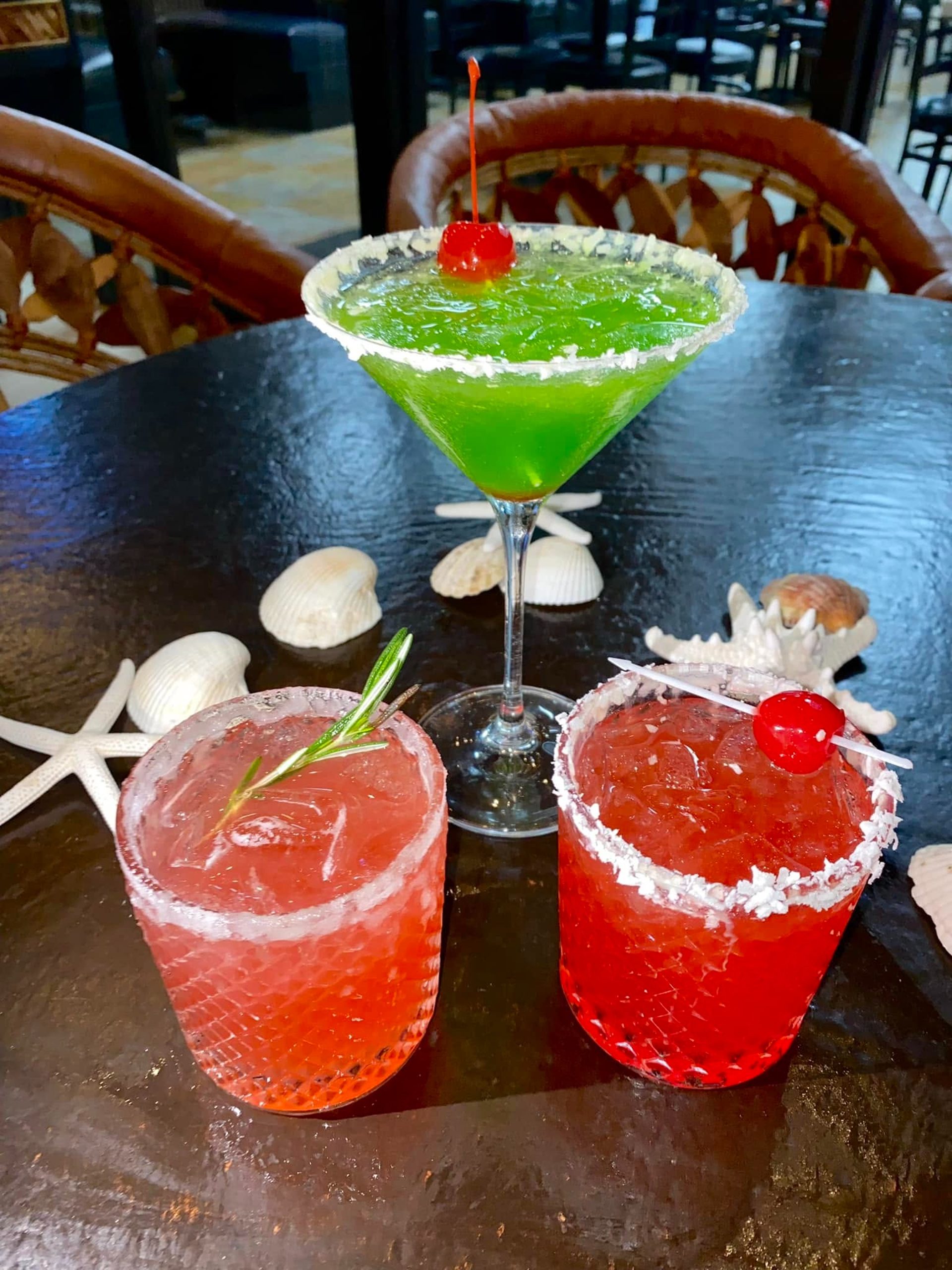 Jalapeño margarita and cantarito