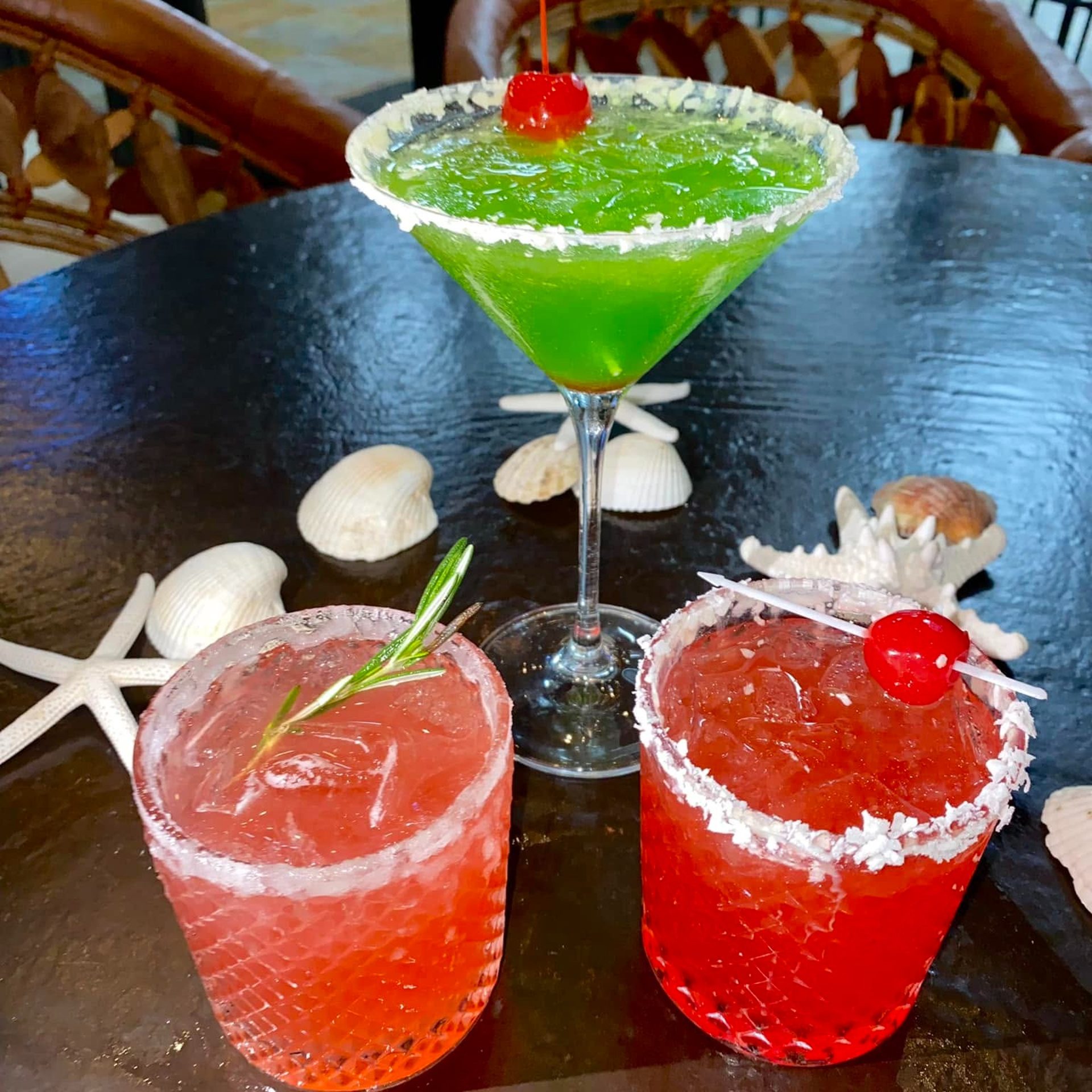 Jalapeño margarita and cantarito